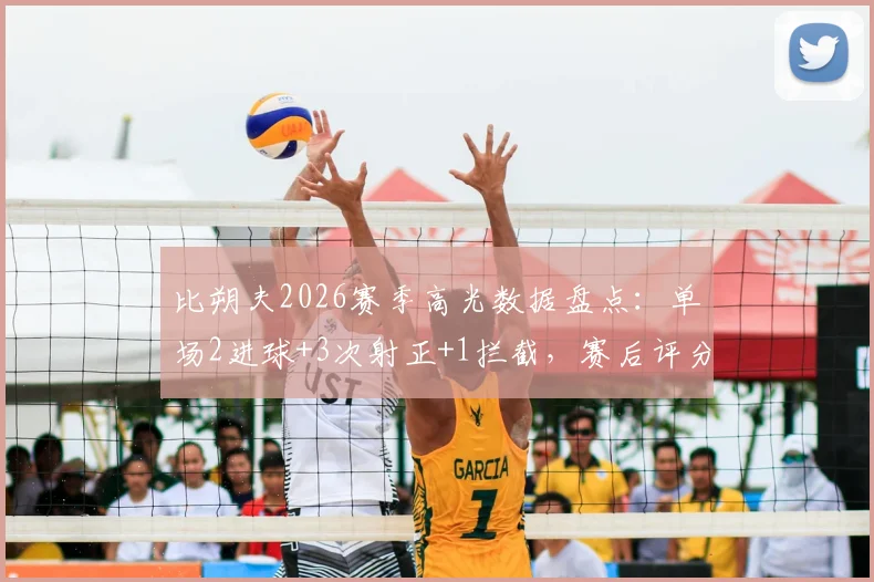比朔夫2026赛季高光数据盘点：单场2进球+3次射正+1拦截，赛后评分9.1分详解